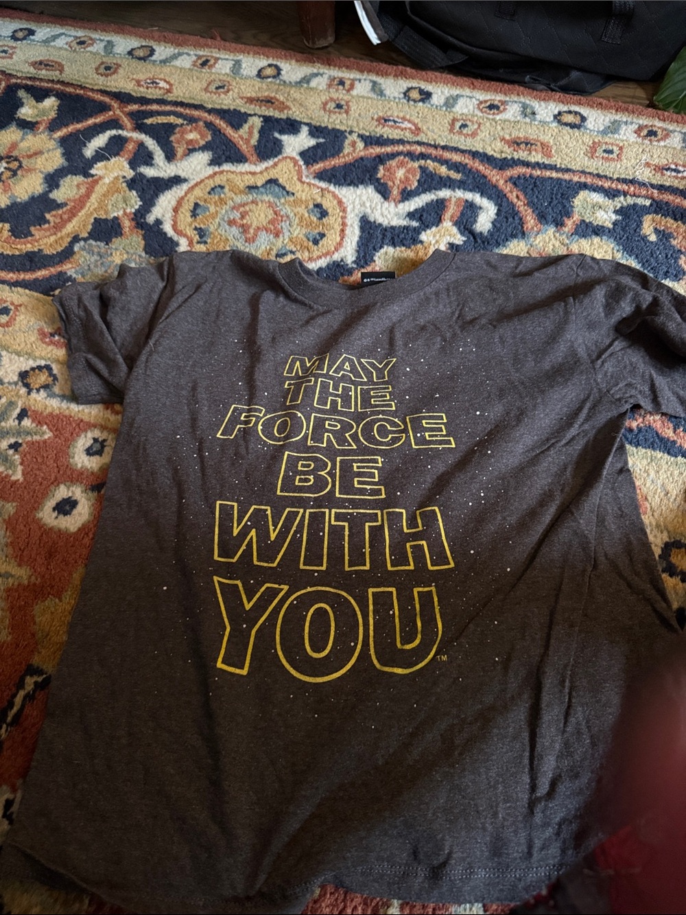 May The Force Be With You Kids Graphic Tee - Black